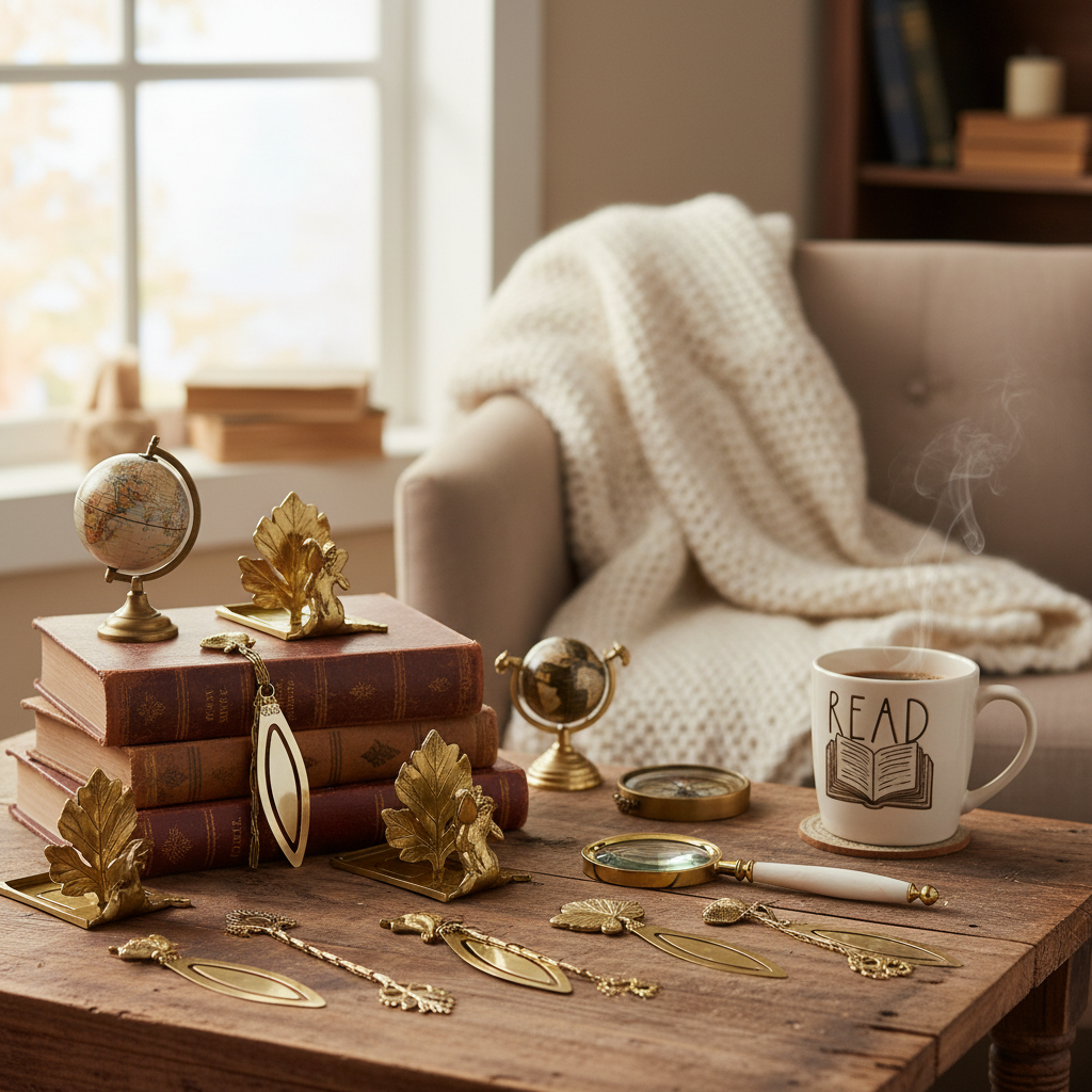 gemütliches Produktbild für Bundles in Bezug auf Bücherzubehör